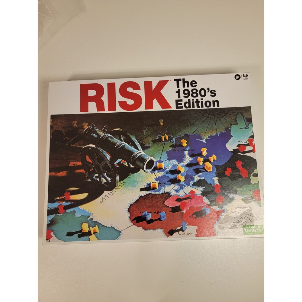 Winning Moves Risk The 1980's Edition Board Game Classic Reproduction Complete